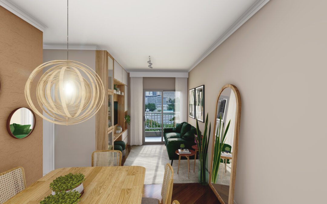 Reforma de apartamento na Chácara Inglesa: Projeto no Edifício Rouge